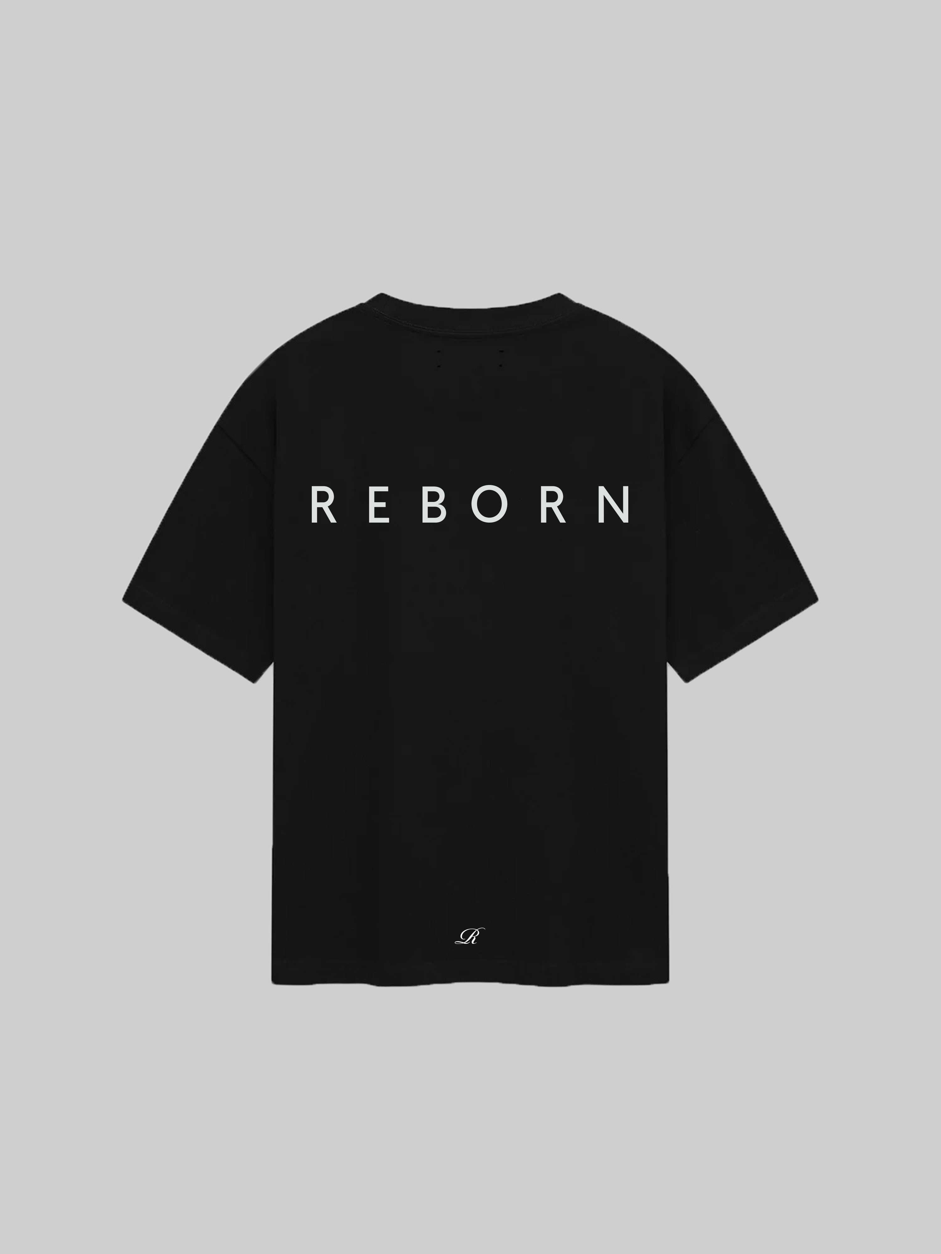 REBORN LOGO TEE - BLACK – Reborn